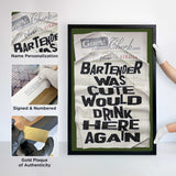 Bartender II Check Please | Limited Edition