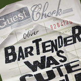 Bartender II Check Please | Limited Edition