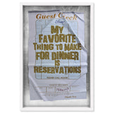 Reservations II Check | Limited Edition