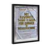 Reservations II Check | Limited Edition