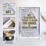 Reservations II Check | Limited Edition