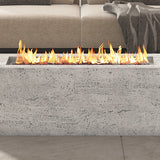 U_STYLE Outdoor Rectangular Propane Fire Pit 41.9" 40000 BTU