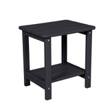 Folding Adirondack Chair with Side Table, 3-Piece Set