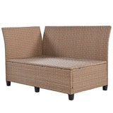 TOMAX 5-Piece Outdoor Patio Rattan Sofa Set