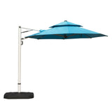 Round Cantilever Umbrella with Center Pole, Lake