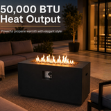 42-Inch Outdoor Fire Pit Table