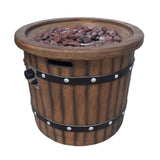 Round 25' Magnesium Oxide Fire Pit - 40,000 BTU