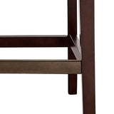 Tufted Counter Stool With Button Tufted Back - Tan