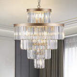 Golden Luxury Crystal Chandelier 23.6 Inch