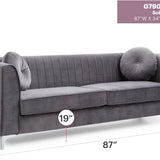Delray - Micro Suede Sofa