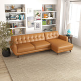 Allison - Mid-Century Modern Sectional Sofa Chaise