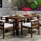 TREXM 7-Piece Patio Dining Table Set for 6