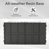 120 Gallon Outdoor Storage Deck Box Waterproof, Large Patio Storage Bin
