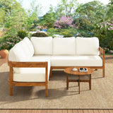 U_Style Acacia Solid Wood Patio Furniture Set