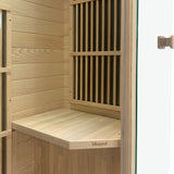 Blisspod | Vienna | Far Infrared Sauna | Canadian Hemlock Very Low EMF | 72.8"H x 35.4"W x 25.6"D | 1 Person