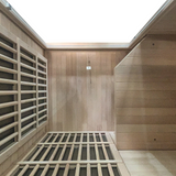 Blisspod | Vienna | Far Infrared Sauna | Canadian Hemlock Very Low EMF | 72.8"H x 35.4"W x 25.6"D | 1 Person