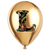 Gold Monogram Balloon