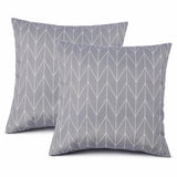 2 Pack Outdoor Throw Pillows, Waterproof & Fade-Resistant (18x18 Inch)
