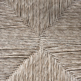 Durable Outdoor Dining Chair with Acacia Wood Frame, Handwoven Wicker Seat, Brown Finish, Patio Garden Furniture, (Compatible with Matching Table) Set of 2