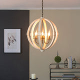 Chandelier, Hanging Light Fixture With Adjustable Chain For Kitchen, Bulb Not Included