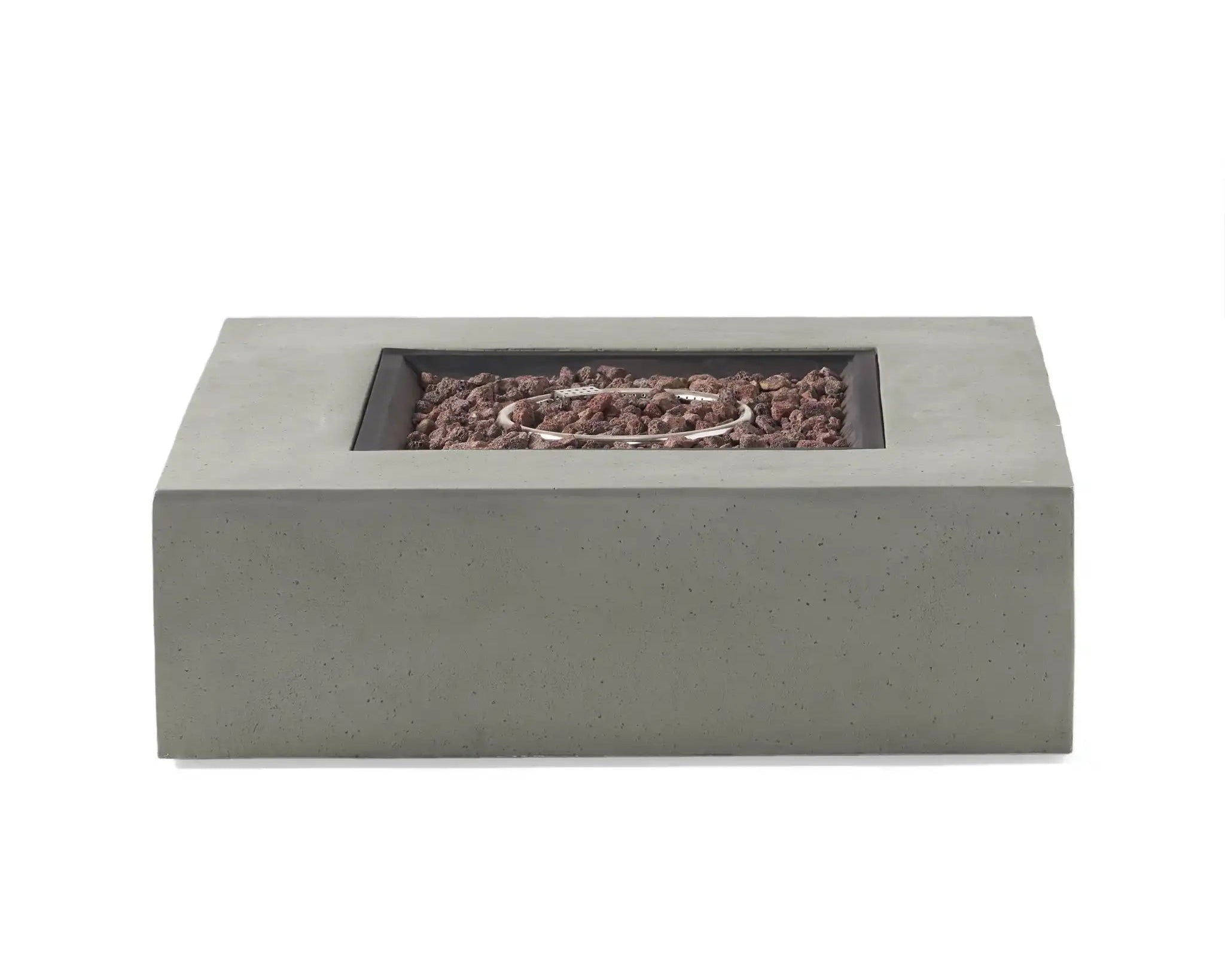 Modern 50,000 Btu Square Fire Table With Propane Tank