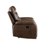 Aashi Leather Gel Match Recliner Sofa - Brown