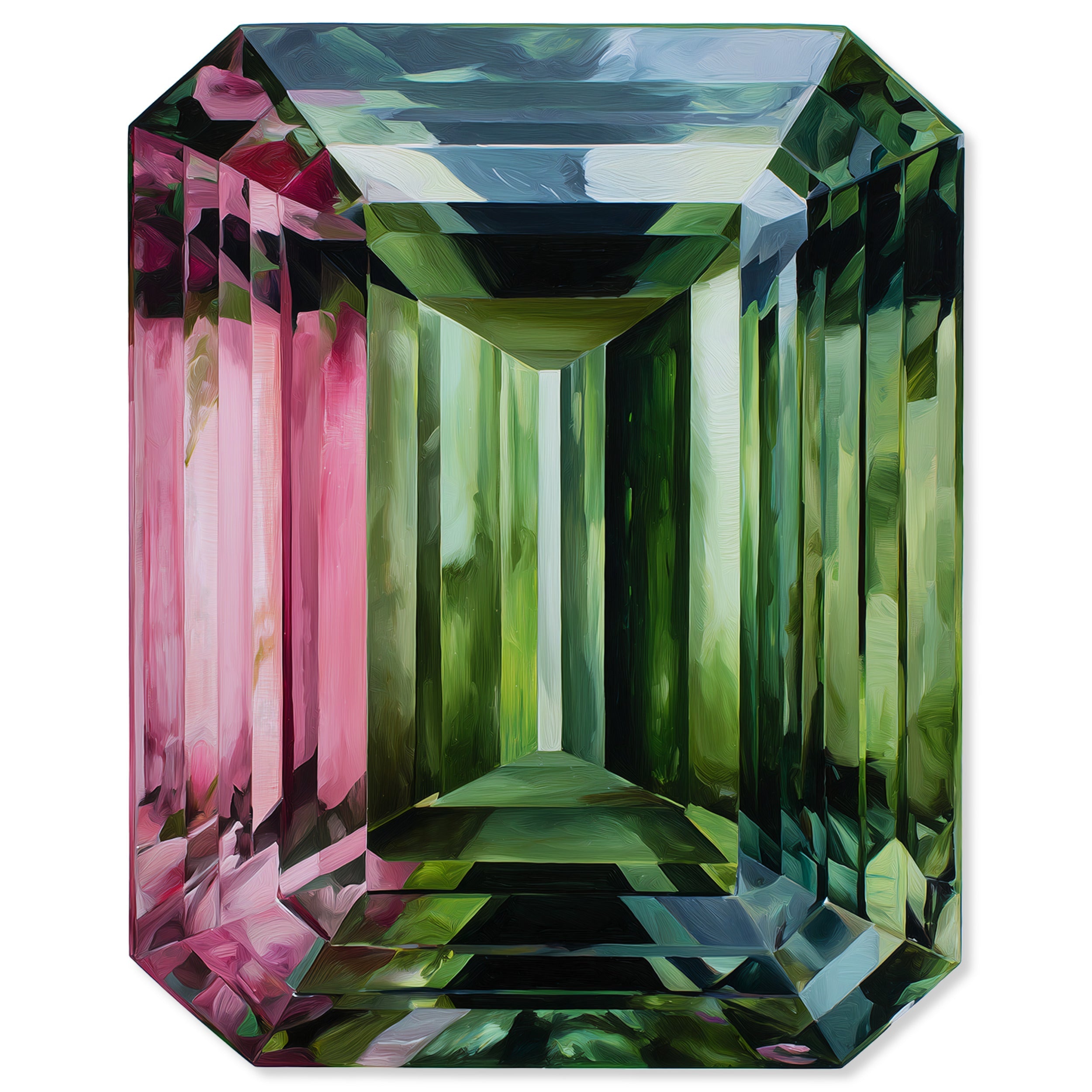 Multi-Color Gemstones | Acrylic Silhouettes