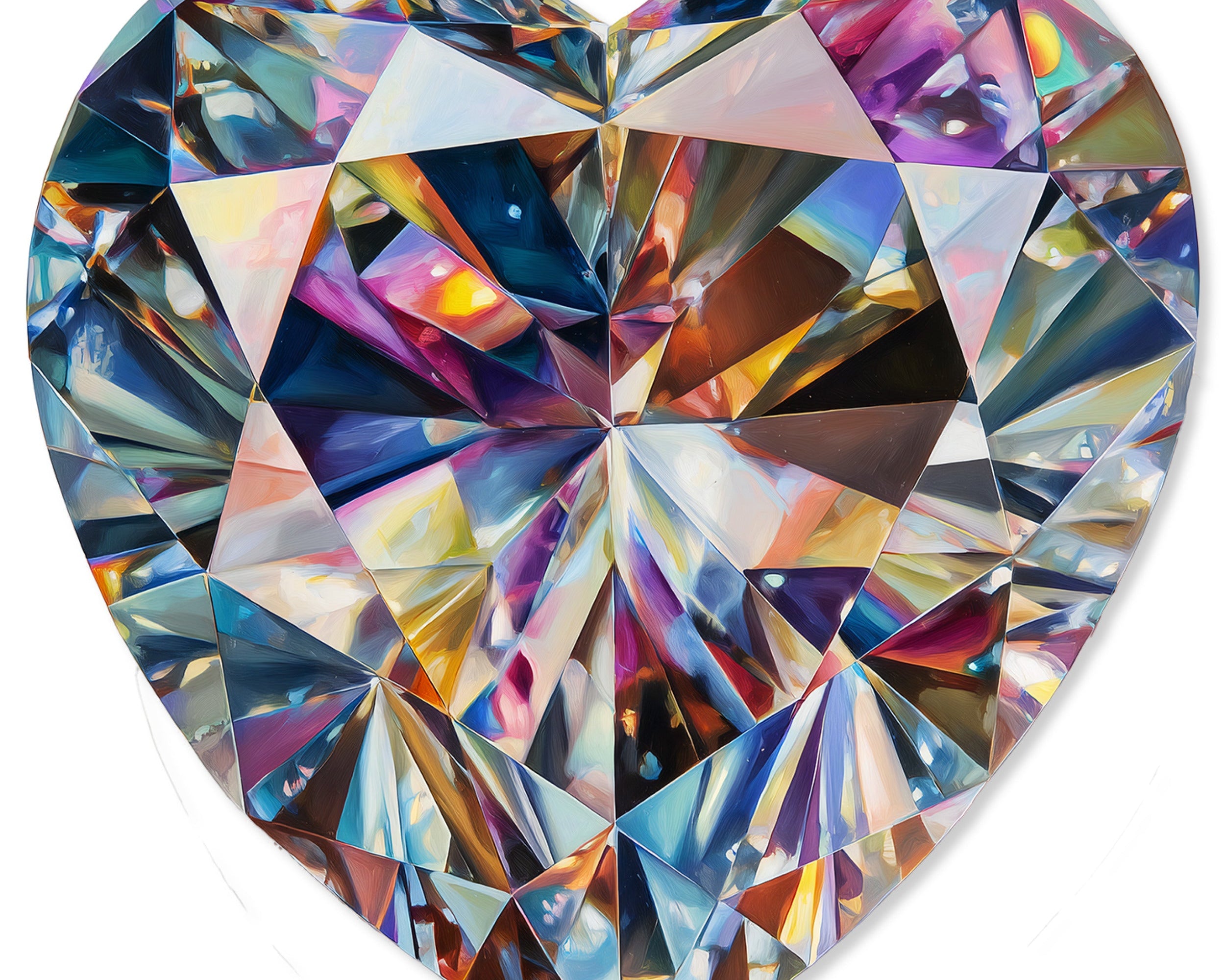 Multi-Color Gemstones | Acrylic Silhouettes