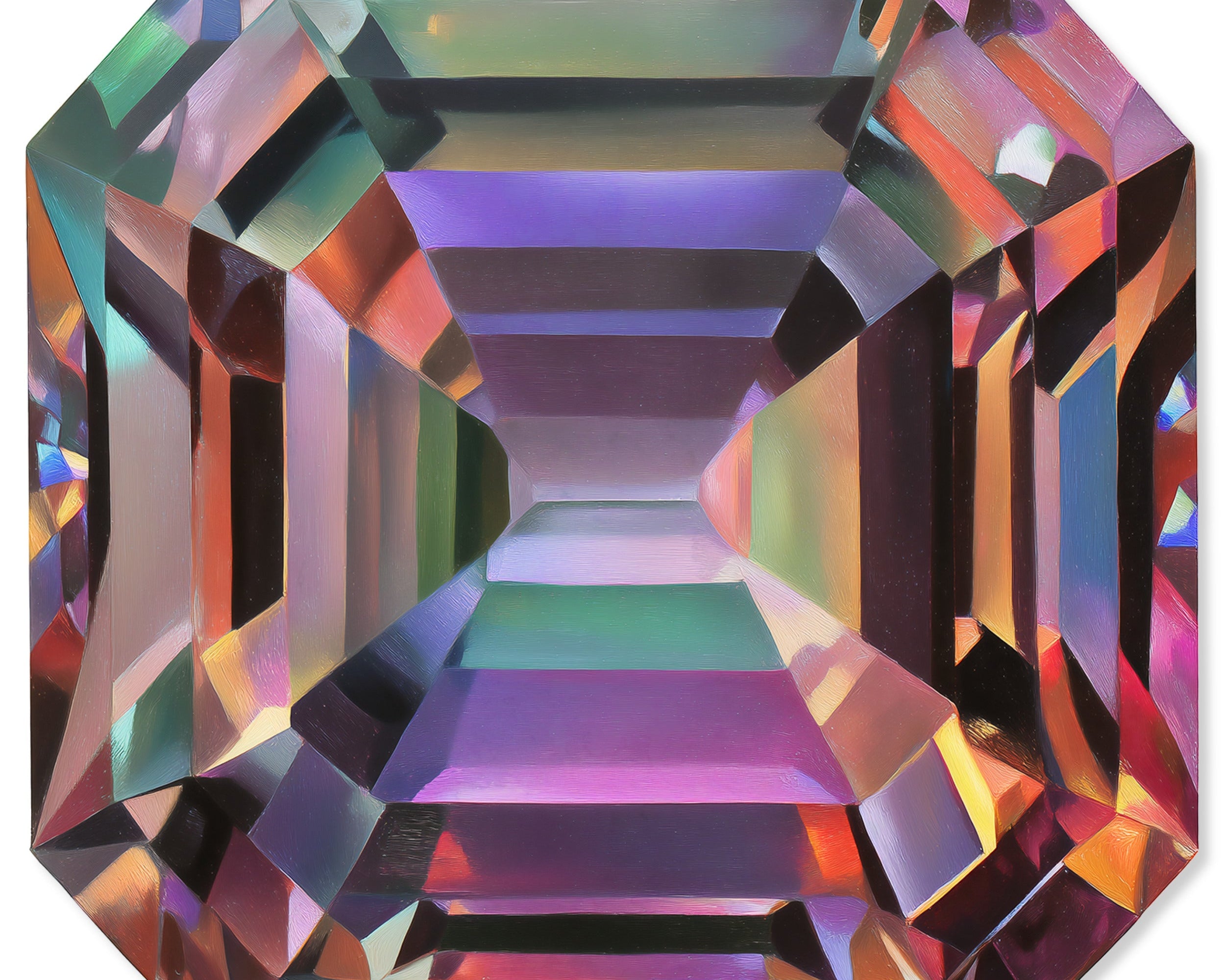 Multi-Color Gemstones | Acrylic Silhouettes