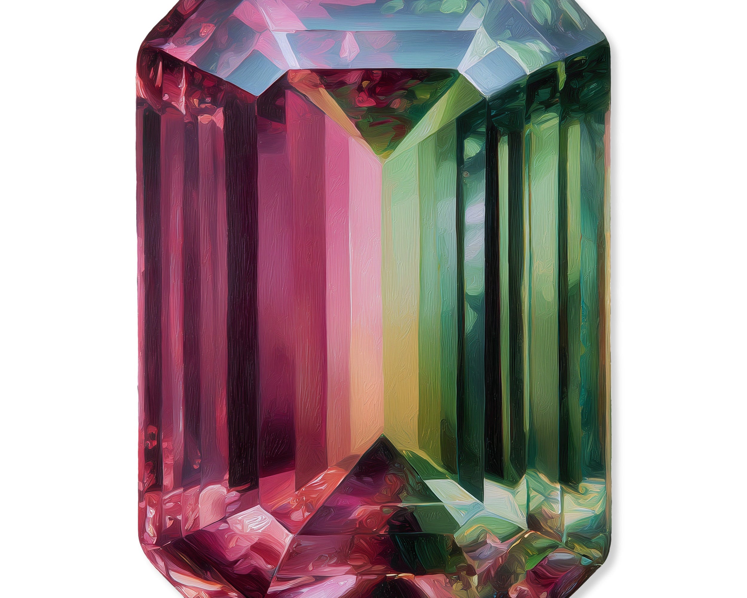 Multi-Color Gemstones | Acrylic Silhouettes