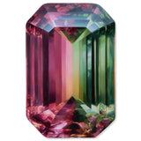 Multi-Color Gemstones | Acrylic Silhouettes