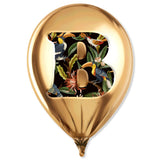 Gold Monogram Balloon