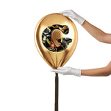 Gold Monogram Balloon
