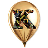 Gold Monogram Balloon