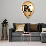 Gold Monogram Balloon