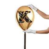 Gold Monogram Balloon