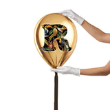 Gold Monogram Balloon