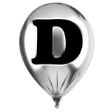 Silver Monogram Balloon