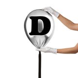 Silver Monogram Balloon