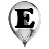 Silver Monogram Balloon