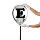 Silver Monogram Balloon