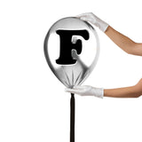 Silver Monogram Balloon
