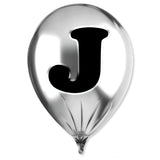Silver Monogram Balloon