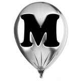 Silver Monogram Balloon