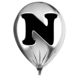 Silver Monogram Balloon