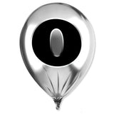 Silver Monogram Balloon