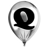 Silver Monogram Balloon