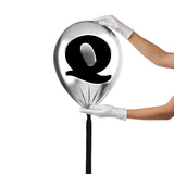 Silver Monogram Balloon