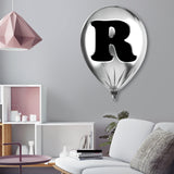 Silver Monogram Balloon