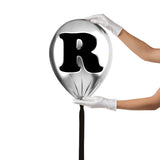 Silver Monogram Balloon